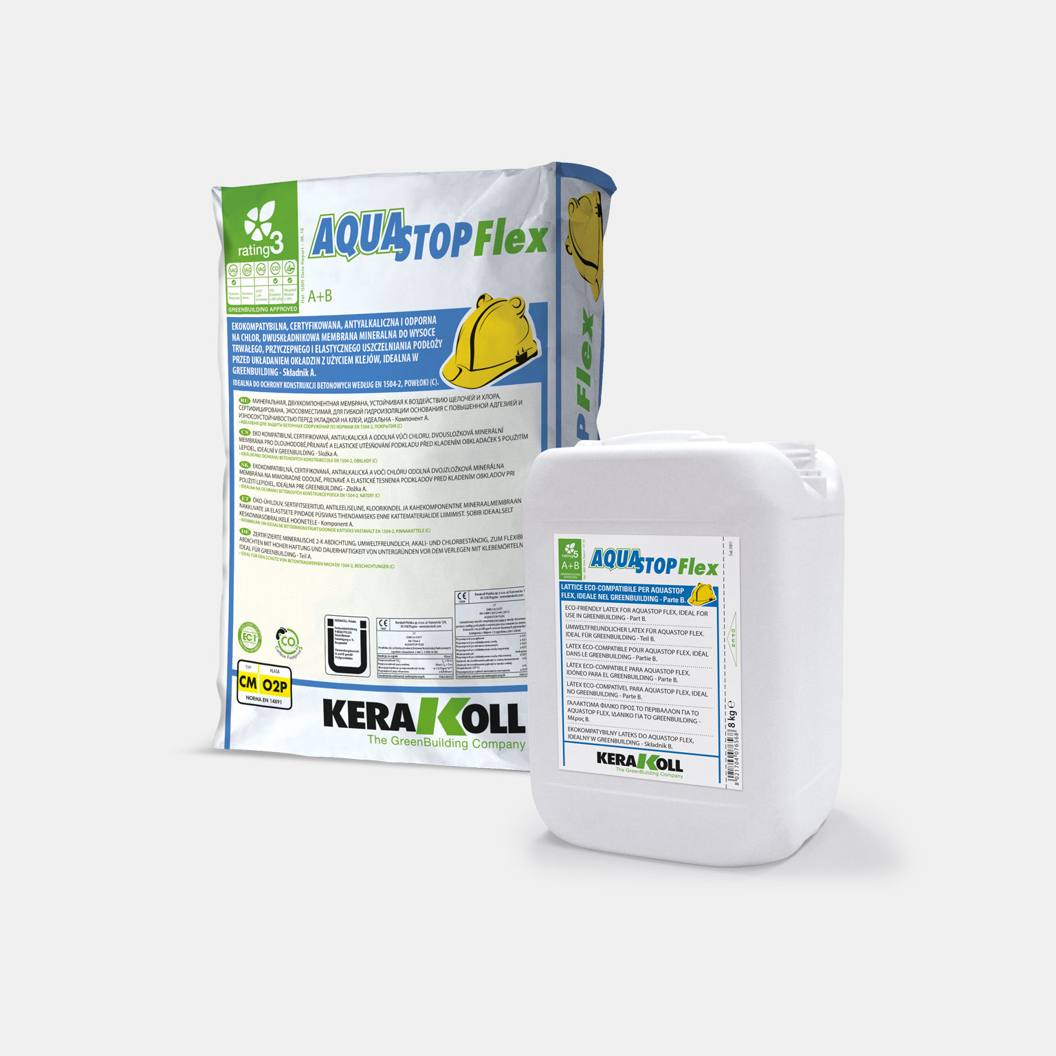 Kerakoll Aquastop Flex - miner. dvousl. hydroizolační membrána