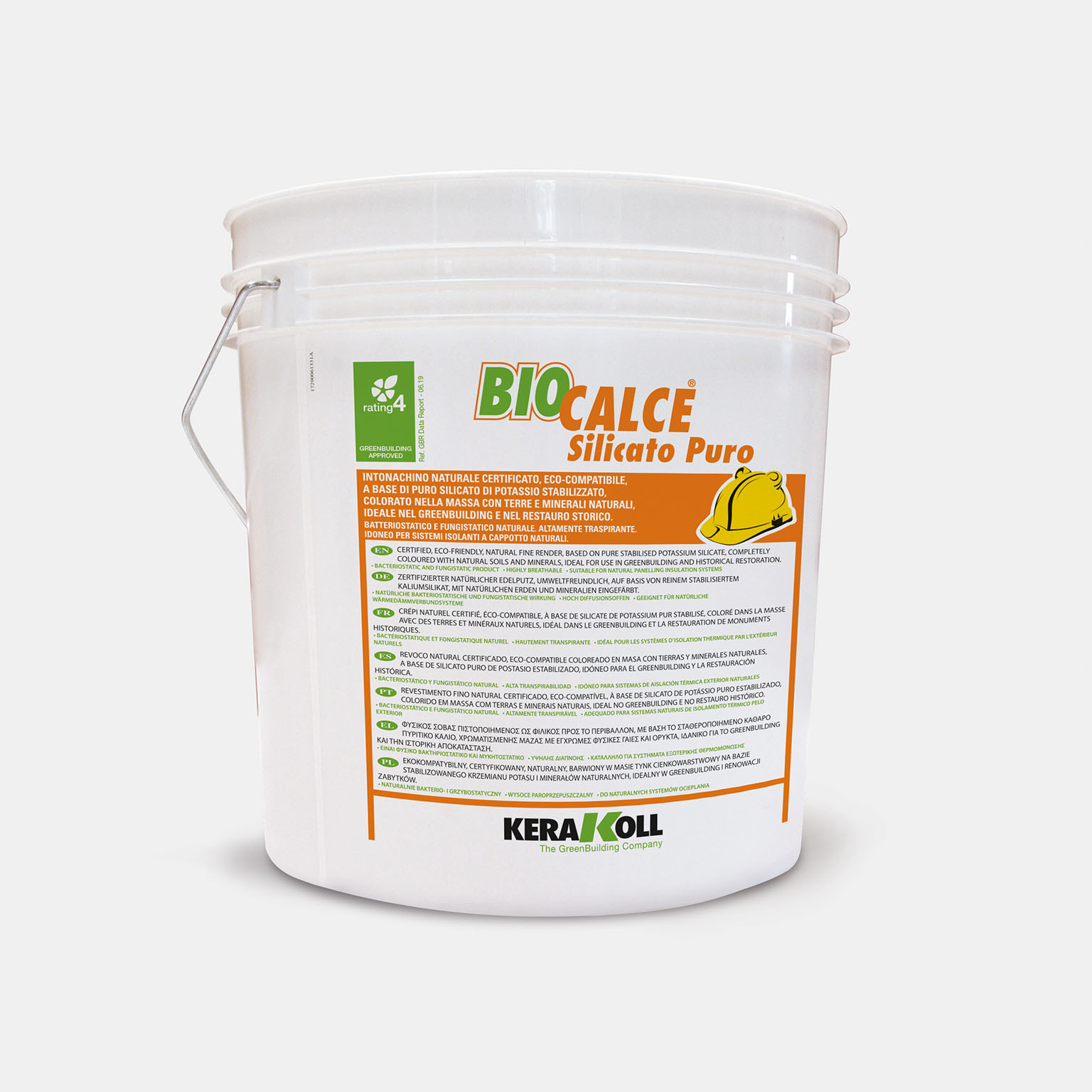 Kerakoll Biocalce® Silicato Puro - Eko-kompatibilní, přírodní vrchní omítka
